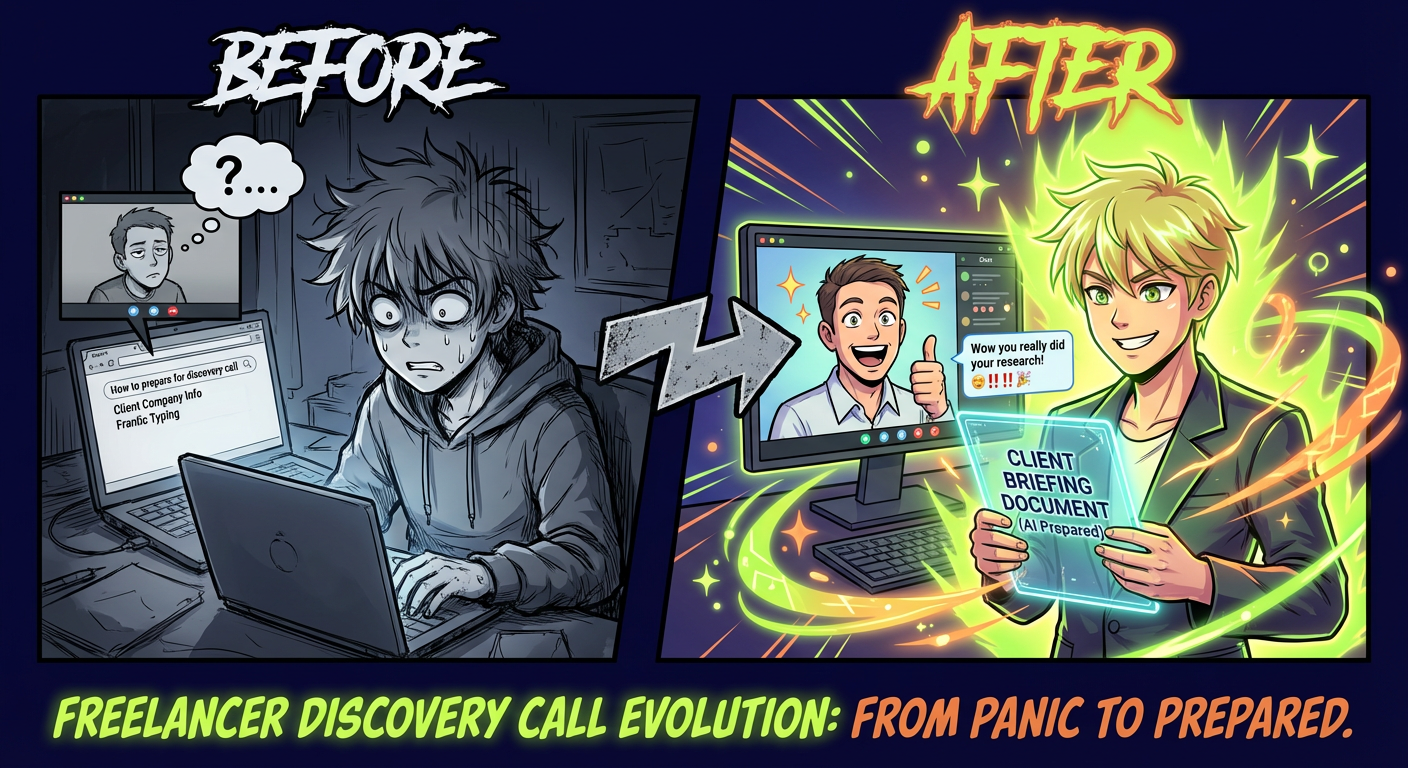 Before and After - Freelancer Transformation