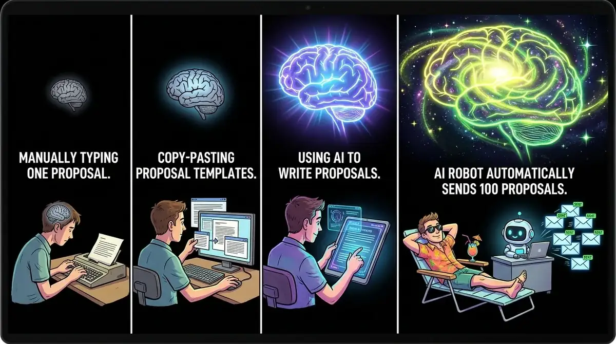 Automation vs manual waiting for freelance work